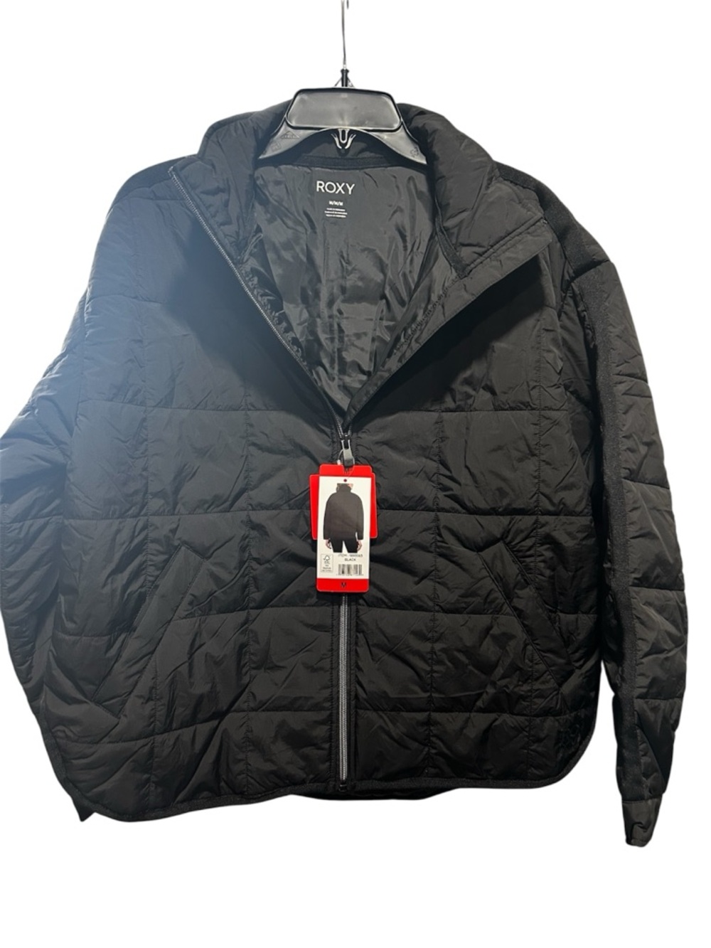 Roxy Women’s Black Quilted Puffer Jacket